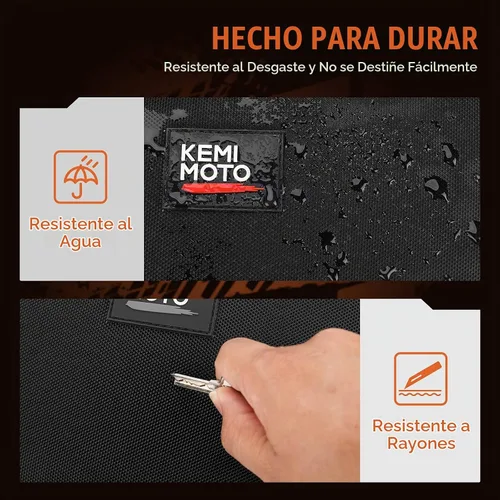 Vista 3 de Kemimoto Bolsa de Almacenamiento para Correa de Transmisión UTV Porta Correa CVT con Tira Reflectante Compatible con Todos los UTVs