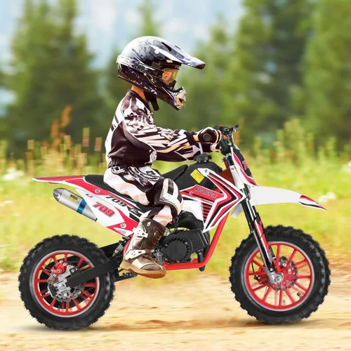 Vista 3 de Motocicletas de motocross de gasolina de 50 cc para niños de 8 a 14 años