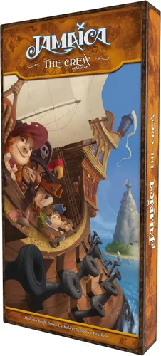 Vista 2 de Jamaica The Crew - Expansión del juego de mesa – Juego de estrategia, juego de mesa familiar para niños y adultos, juego de aventura pirata, a
