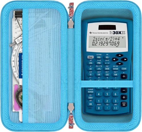Vista 16 de khanka Funda de transporte para calculadora científica Texas Instruments TI-30Xa/TI BA II Plus/TI-30XIIS /TI-30XS MultiView/TI-36X Pro Engineering