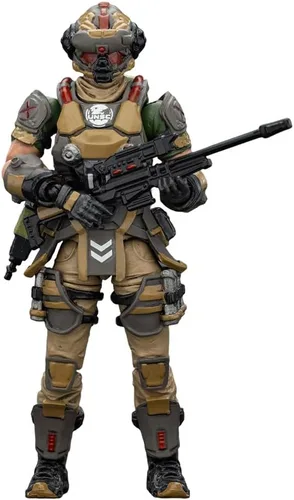 Vista 10 de Figura de acción JoyToy 1/25 Dark Source UNSC Sniper Foster Colección Modelo Regalos de Cumpleaños Jt01994