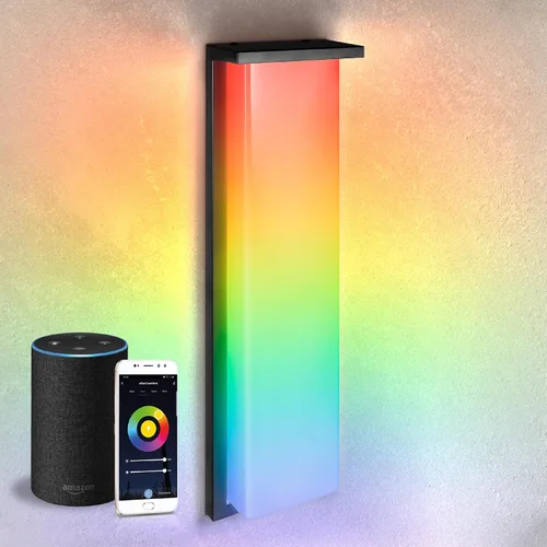 Vista 17 de ASD Lámpara LED de pared para exteriores de 8", aplique de casa para puerta delantera 3CCT, regulable, impermeable, certificada por ETL 12W