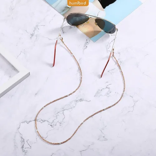Vista 5 de humlbird Collar con cuentas de cristal curativo collar con perlas para mujer