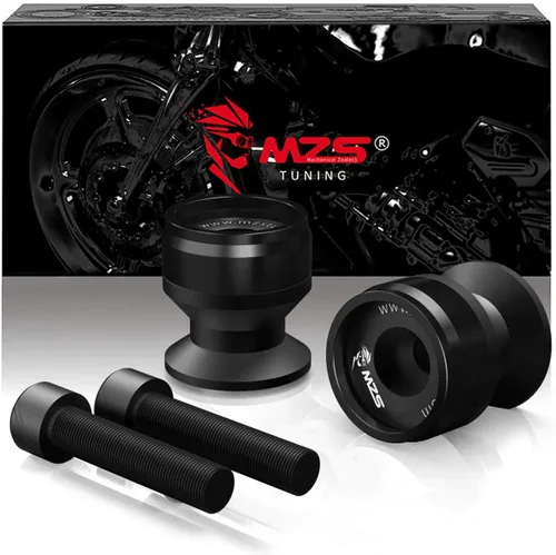 Vista 7 de MZS Carretes de balancín de 10 mm, deslizadores universales M10 x 1.25 y M10 X1.5 para motocicletas en negro CNC compatibles con EX250 EX300 EX650