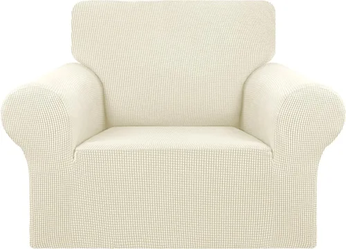 Vista 73 de KEKUOU Funda elástica para sofá biplaza, funda de sofá para sofá de 2 cojines (55-78 pulgadas), protector de muebles con parte inferior elástica