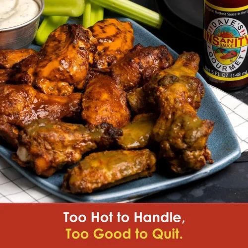 Vista 4 de Salsa de Dave's Gourmet, sabor Insanity, 5 onzas