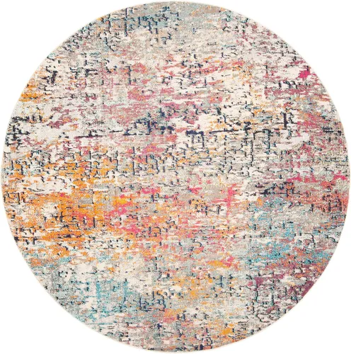 Vista 50 de SAFAVIEH Colección Madison - Alfombra de acento 2'2" x 4', negro y dorado, diseño abstracto moderno, no desprende pelusa y fácil cuidado, ideal