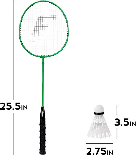 Vista 3 de Franklin Sports Badminton Racket + Birdie Set - Replacement Badminton Equipment for Kids + Adults - 2 Player - 4 Player Badminton Racket Sets