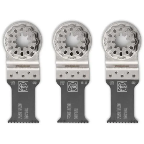 Vista 13 de Fein Starlock - Hoja de sierra de carburo E-Cut Pro - Corte de precisión para metales duros, tornillos templados y materiales abrasivos