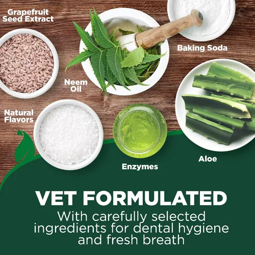 Vista 13 de Vet's Best Gel de pasta dental enzimática para perros, hecha en Estados Unidos. Dog Teeth Cleaning Toothpaste, Helps Remove Plaque & Tartar