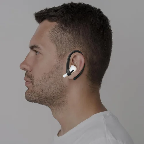Vista 2 de 2 pares de ganchos para orejas de AirPods para AirPods Pro 2, AirPods Pro, AirPods 4, 3, 2 y 1, ganchos deportivos con clip antideslizantes