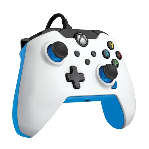Vista 9 de PDP Wired Controller Ion White for Xbox Series XS, Gamepad, Wired Video Game Controller, Gaming Controller, Xbox One, Officially Licensed - Xbox