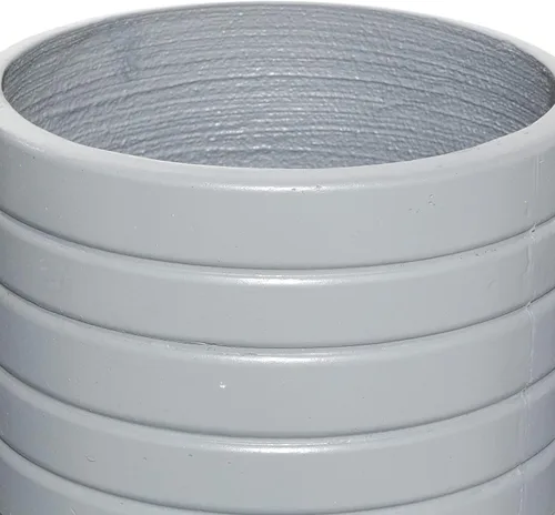 Vista 6 de Deco 79 CosmoLiving by Cosmopolitan 46527 - Maceta, color gris
