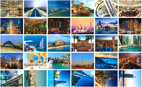 Vista 9 de HOSTEESSCHOICE Tarjetas postales de viaje, juego de 30 tarjetas postales variadas que representan sitios de viajes de fama mundial, postales