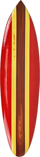 Vista 6 de Tabla de surf de madera decorativa de 32 pulgadas para colgar en la pared