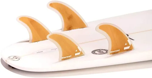 Vista 3 de DORSAL Surfboard Fins Quad 4 Set FCS Compatible with Honeycomb Hexcore