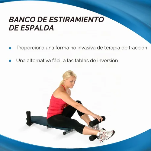 Vista 3 de Banco de estiramiento para espalda In Line de Stamina Home Gym Equipment to Decompress Spine and Joints for Inversion Traction Therapy