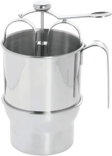 Vista 3 de Norpro Dispensador de jarra de gofres para panqueques de 4 tazas de acero inoxidable 18/10