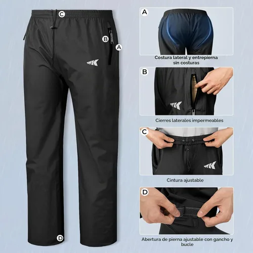 Vista 6 de KastKing HydroSense Essential - Traje de lluvia ligero impermeable