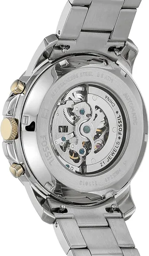 Vista 2 de Fossil de los hombres me3141Grant Deporte Acero Inoxidable Reloj Automático en dos tonos