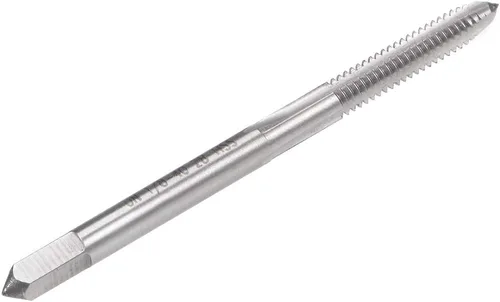 Vista 3 de uxcell Macho de la máquina 1/8-40 UN Rosca 2B Tornillo de acero de alta velocidad roscado herramienta de roscado