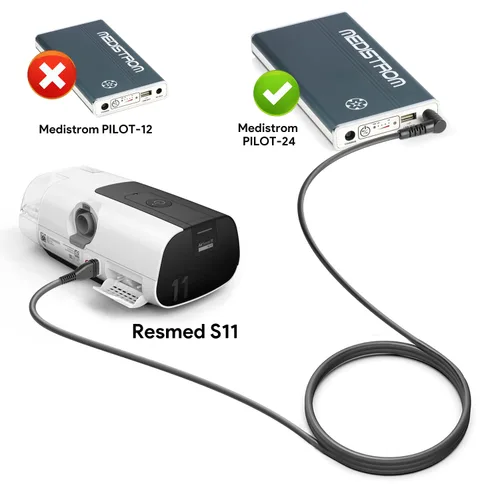 Vista 3 de KFD Airsense 11 Airmini Cable de alimentación DC24V Convertidor Cable para ResMed Airsense 11 S11 390000 Resmed AirMini CPAP Machine DC Cable