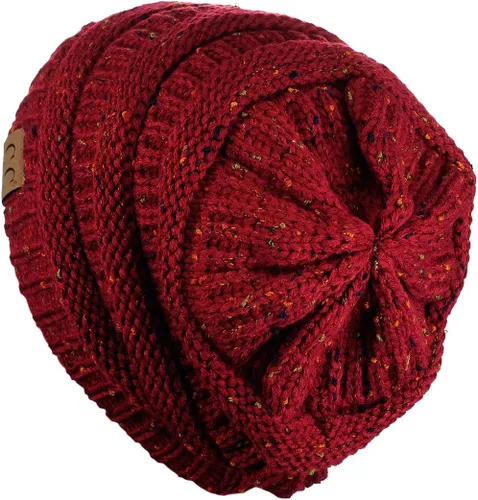 Vista 298 de C.C Trendy Warm Chunky Soft Stretch Cable Knit Beanie