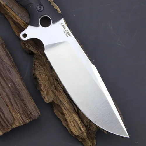 Vista 5 de Cuchillo de hoja fija de 12.2 pulgadas, mango de acero G10 DC53, cuchillo de garra para exteriores, herramientas EDC de campamento, fundas Kydex