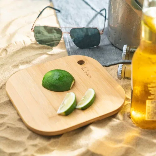 Vista 8 de Inicio Mini tabla de cortar pequeña tabla de cortar frutas tablero de madera de bambú sólido para dormitorio infantil bebé conjunto de 2