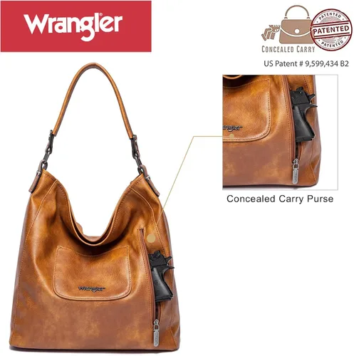 Vista 7 de Wrangler Hobo - Monederos y bolsos para mujer bolso de hombro grande
