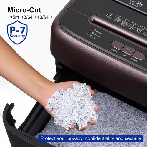 Vista 2 de Wingwise P-7 Trituradora de papel comercial profesional de alta seguridad