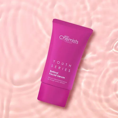 Vista 3 de Skin Chemists Retinol Bakuchiol suero facial con ácido hialurónico Suero de retinol para cara con fórmula avanzada antienvejecimiento