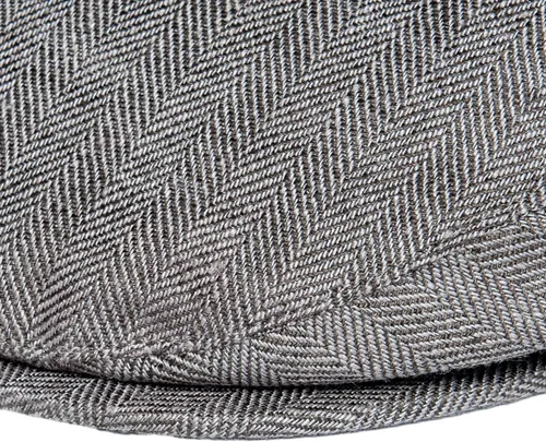 Vista 7 de Sombrero de verano transpirable para hombre de lino con hiedra plana