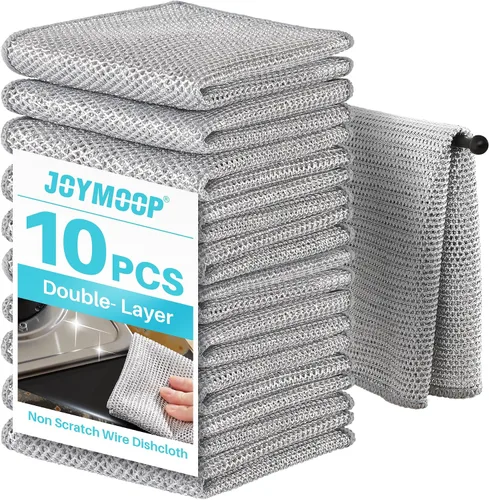 Vista 26 de JOYMOOP Esponja de cocina de dibujos animados, esponjas de celulosa para limpieza, esponjas antiarañazos para lavar platos, esponja reutilizable