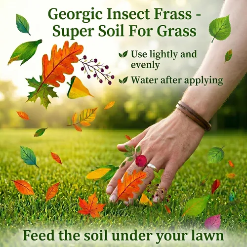 Vista 4 de Fertilizante orgánico para insectos – Alimento para plantas multiusos y enmienda del suelo, mejora la salud del suelo, desarrollo de raíces