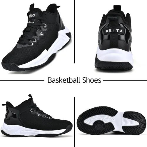 Vista 3 de Beita - Tenis de baloncesto para hombre, transpirables, antideslizantes.