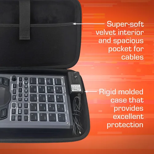 Vista 3 de ANALOG CASES Roland SP-404 MKII/SP-404 - Carcasa rígida compacta PULSE Durable Molded EVA Hard Case, Excellent Protection, Compact Design &