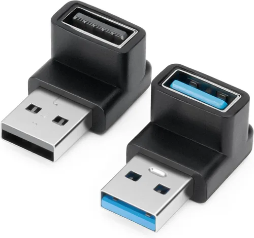 Vista 14 de Paquete de 2 adaptadores USB 3.0/3.1 macho a macho y adaptador OTG 3.0 USB A a A, extensión o expansión