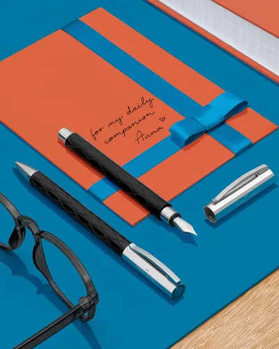 Vista 4 de Faber-Castell Ambition - Pluma estilográfica, color negro rombo - mediano