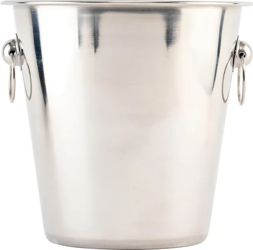 Vista 11 de Winco Cubo de vino de acero inoxidable con acabado espejo de 4 cuartos