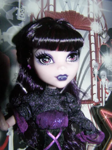 Vista 5 de Mattel Monster High Frights, Camera, Action! Muñeca Elissabat
