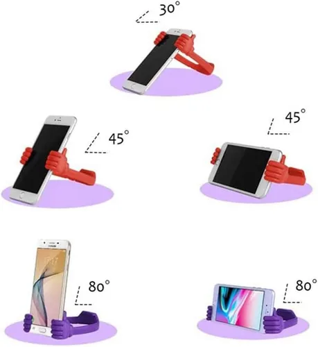 Vista 5 de Kinizuxi Soporte de Pulgar para Celular de Escritorio para Navidad, Soporte Universal Flexible para Celular para Soporte de Tableta, Soporte