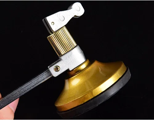 Vista 3 de Cortador de vidrio circular resistente con ventosa 40 # Dorado