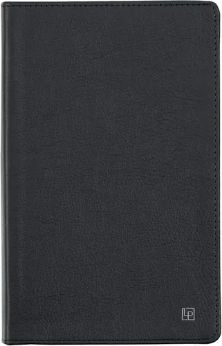 Vista 15 de Cuaderno clásico de cuero, tapa blanda, rayas estrechas, tabla de contenido y páginas numeradas