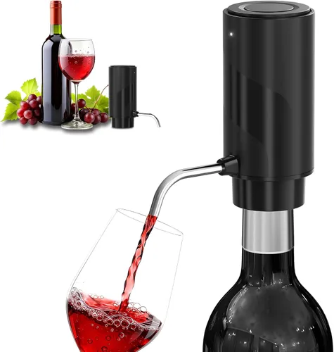 Vista 10 de Aireador eléctrico de vino, bomba dispensadora de vino, vertedor automático de vino, decantador de vino instantáneo, oxigenador de vino de un toque