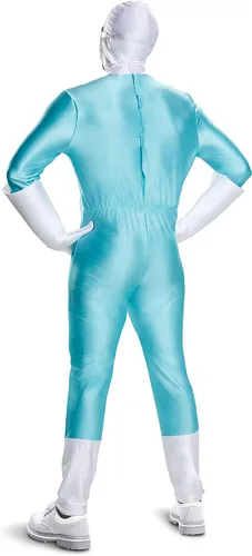 Vista 2 de Disguise Disfraz de Frozone Deluxe para hombre, Multicolor