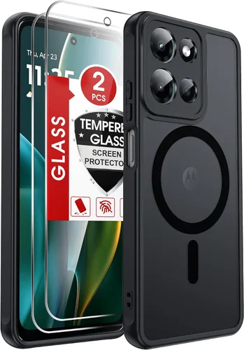 Vista 19 de LeYi Funda para teléfono Samsung-S23: protector de pantalla e imán MagSafe Púrpura