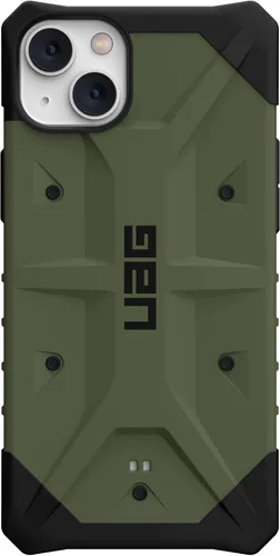 Vista 3 de URBAN ARMOR GEAR UAG - Funda protectora diseñada para iPhone 14 Plus, verde oliva de 6.7 pulgadas, Pathfinder, delgada, ligera, a prueba de golpes