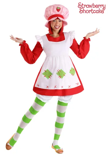 Vista 6 de Disfraz Retro de Strawberry Shortcake para Mujer Multicolor