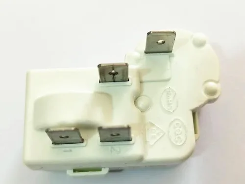 Vista 9 de Relé de arranque PTC del compresor del protector de carga del refrigerador de 4 pines Se adapta al congelador Haier Siemens Hotpoint ZHB65-120P15